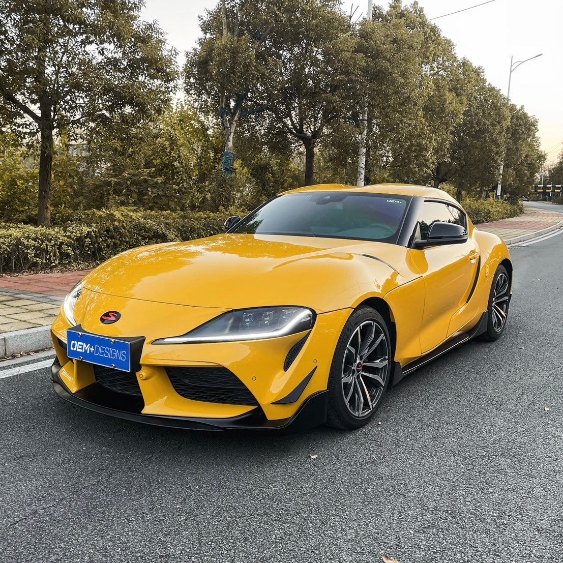 Front Bumper Canards for GR Supra (A90/91)