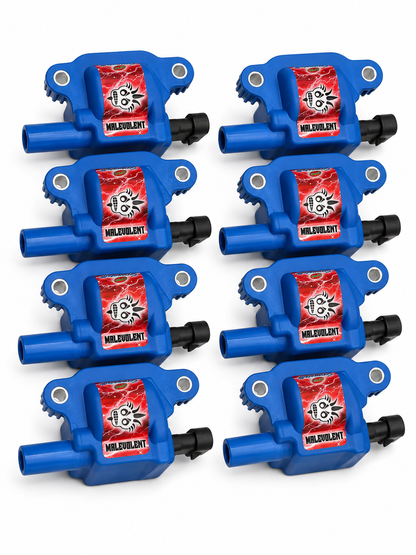 Granatelli 2014–Present GM LT1/LT4 85K Malevolent Blue Coil Pack Set – 28-0514-CPBM