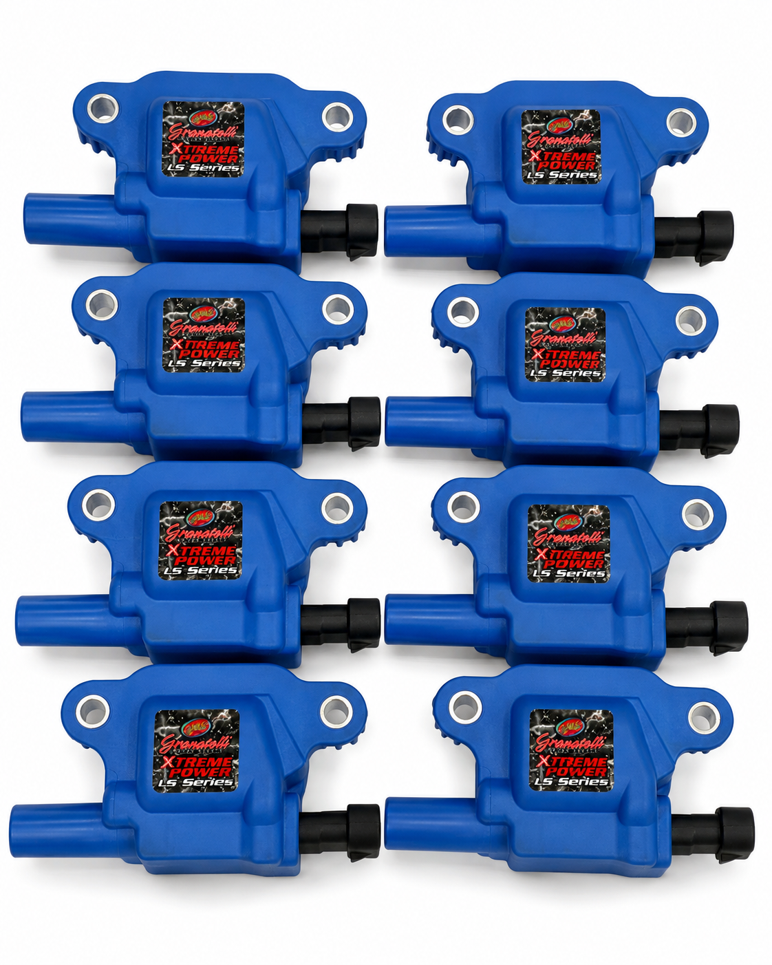 Granatelli 2014–Present GM LT1/LT4 80K Pro Series Xtreme Blue Coil Pack Set – 28-0514-CPB
