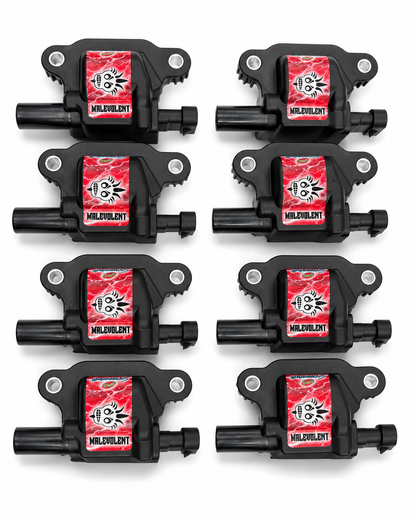 Granatelli 2005–2017 GM LS2/LS3/LS7/LS9/LSA 85K Malevolent Coil Pack Set – 28-0513-CPM