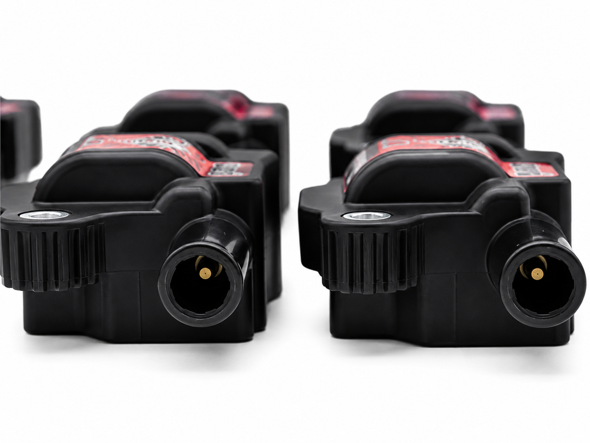 Granatelli GM LS2/LS3/LS7/LS9/LSA 80K Pro Series Xtreme Black Coil Pack Set – 28-0513-CP