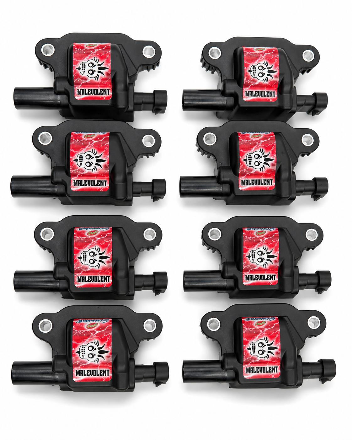 Granatelli 2014–Present GM LT1/LT4 85K Malevolent Black Coil Pack Set – 28-0514-CPM