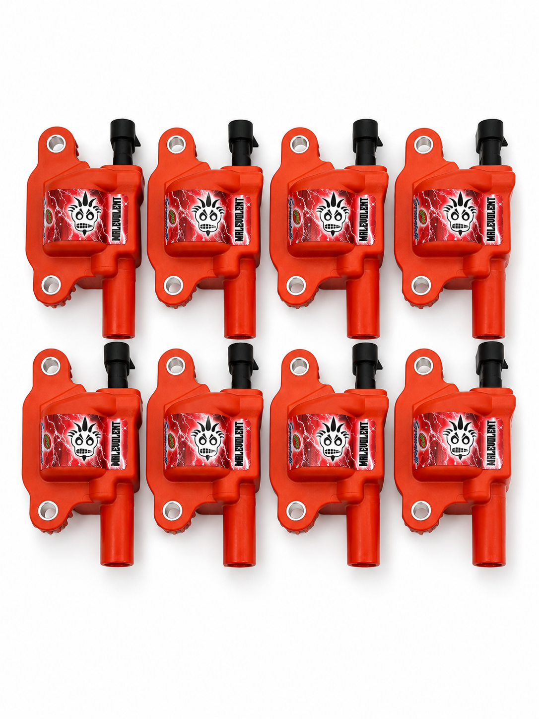 Granatelli 2014–Present GM LT1/LT4 85K Malevolent Red Coil Pack Set – 28-0514-CPRM