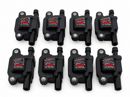 Granatelli GM LS2/LS3/LS7/LS9/LSA 80K Pro Series Xtreme Black Coil Pack Set – 28-0513-CP