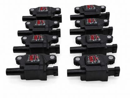 Granatelli GM LS2/LS3/LS7/LS9/LSA 80K Pro Series Xtreme Black Coil Pack Set – 28-0513-CP