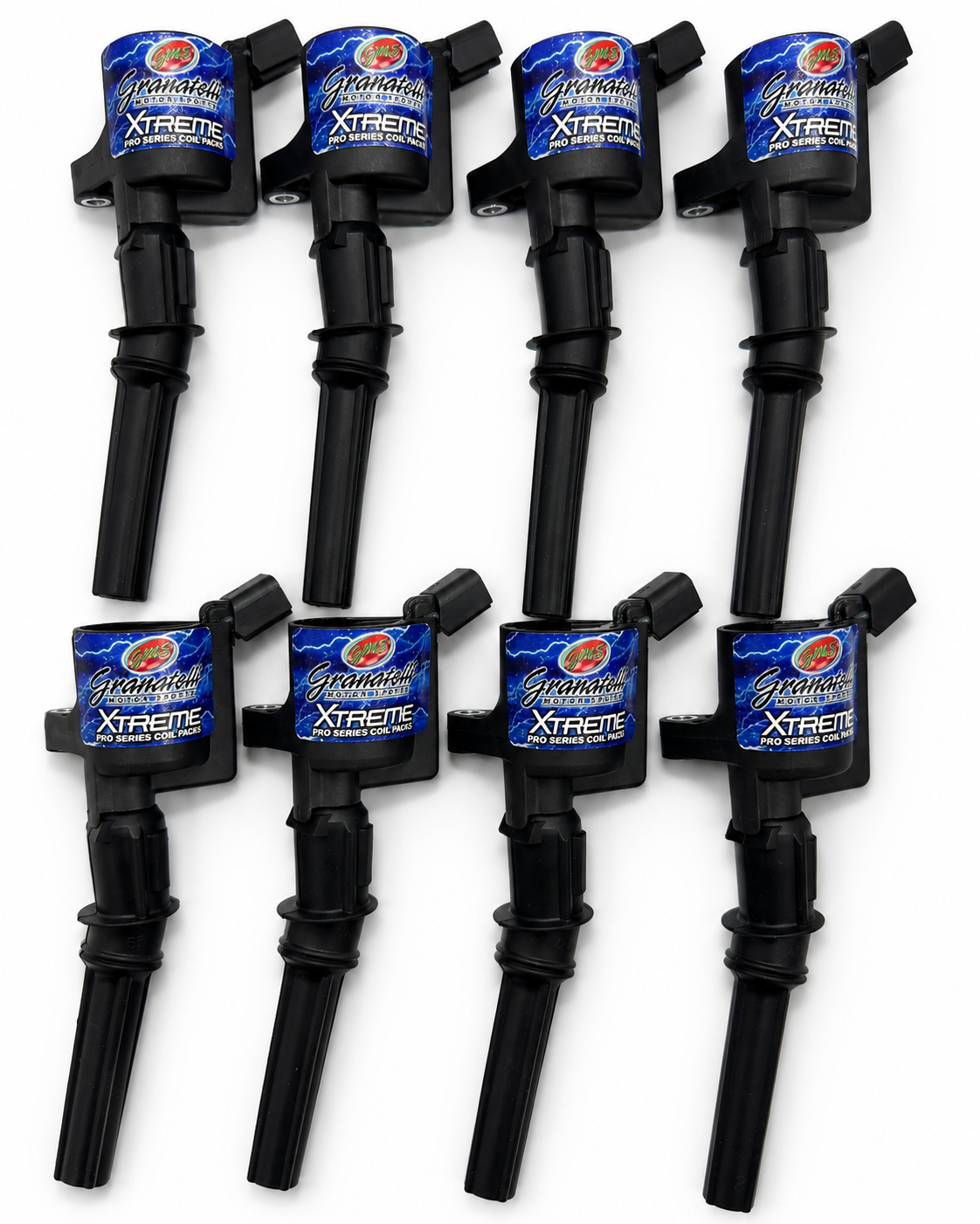 Granatelli 1997–2014 Ford 4.6L/5.4L 2V 65K Pro Series Xtreme Coil Pack & Connector Kit – 28-1697SC