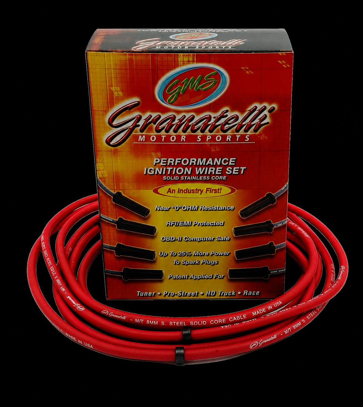 Granatelli 2003–2007 Dodge/Chrysler/Jeep 5.7L HEMI Red Coil-On-Plug Connector Wire Kit – 28-1801S-R