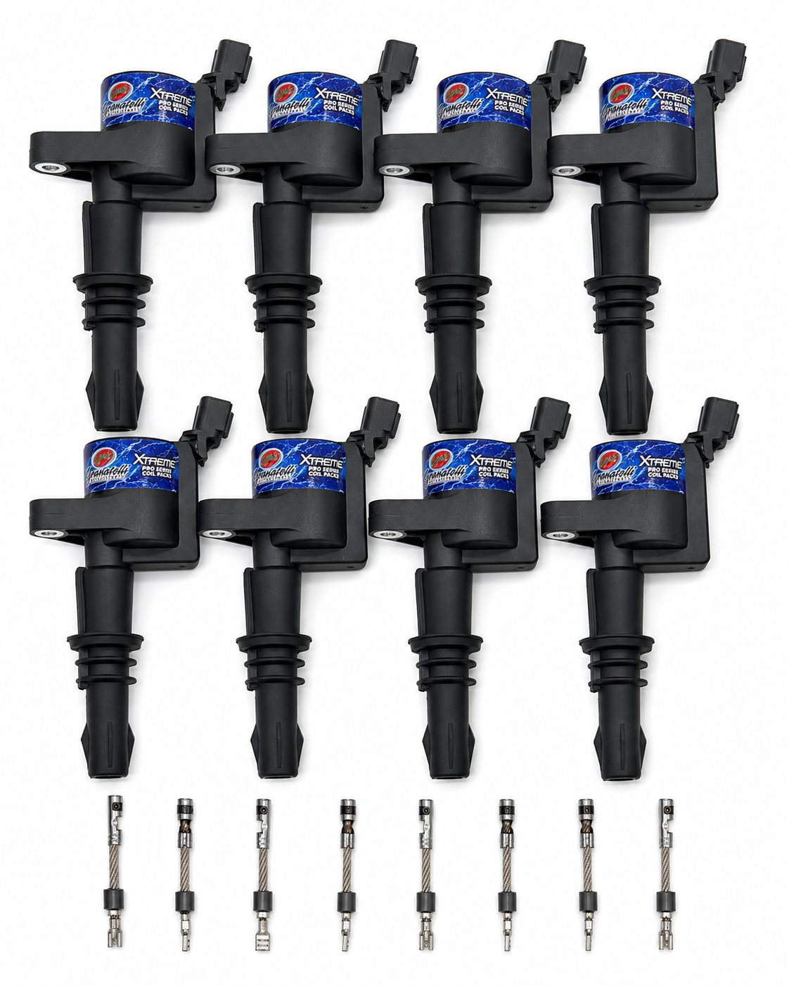 Granatelli 65K Coil Packs & Connector Kit for 2008–2010 Ford 4.6L & 5.4L 3V – 28-1814SC