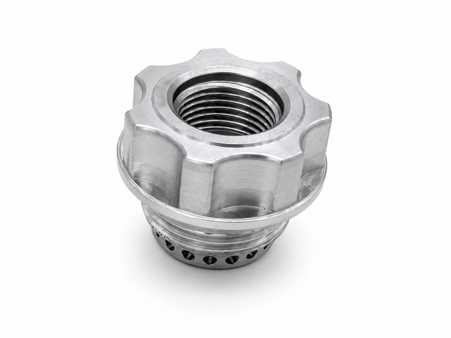 Granatelli CNC Billet Aluminum Valve Cover Breather – 280117
