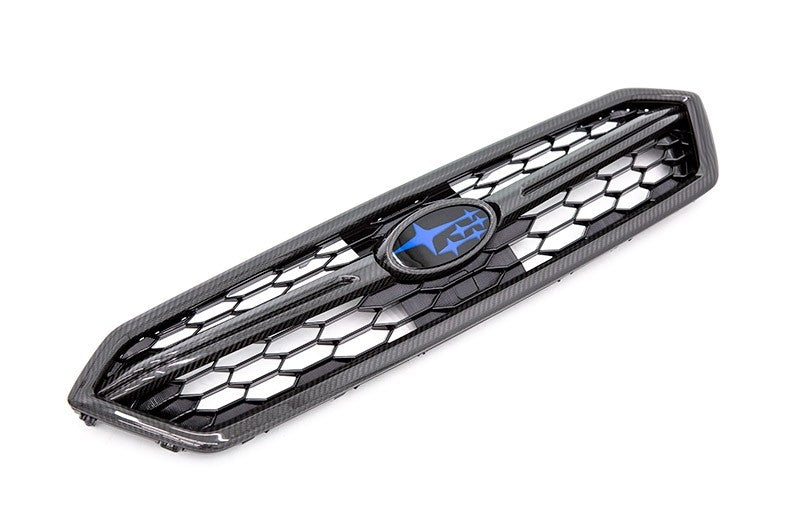 OLM LE Dry Carbon Fiber Grille Garnish (Outer) - 2018-2021 Subaru WRX / STI