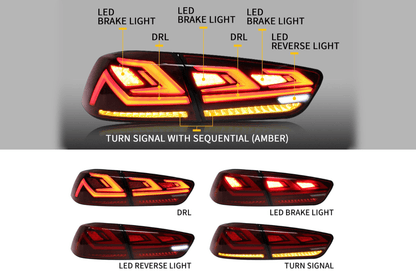 Mitsubishi Lancer & EVO X LED Tail Lights Upgrade (2008-2018)
