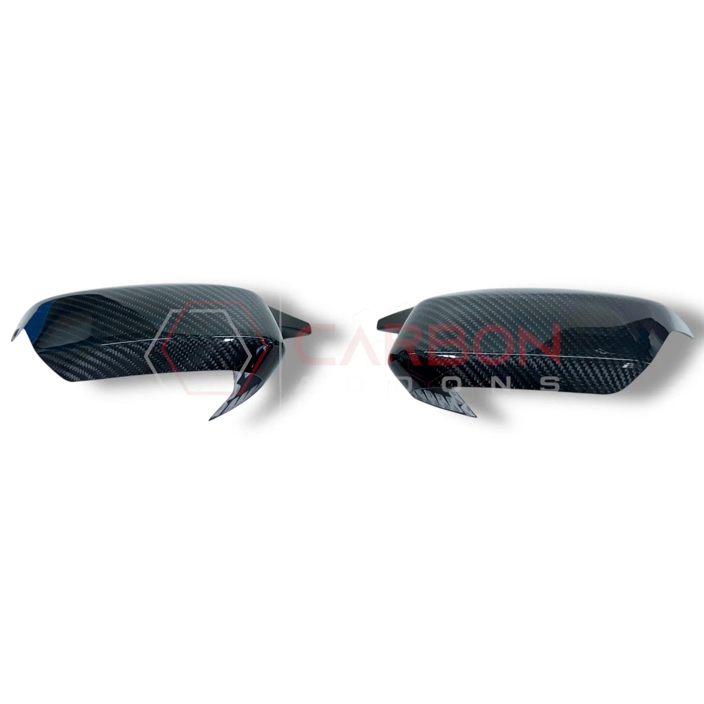 C8 Corvette Carbon Fiber M-Style Side View Mirror Cap Covers