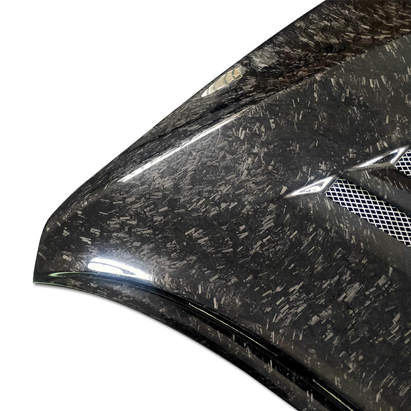 JDMuscle [08-15 Mitsubishi Lancer EVO X] Tanso Carbon Fiber Hood w/ heat extract *SPECIAL ORDER. NO CANCELLATION