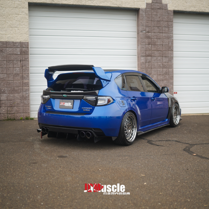 JDMuscle 08-14 WRX/STI VS Style Spoiler ABS / Paint Matched / Partial Carbon Fiber w/ Brake Lights - Return