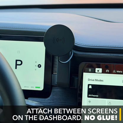 Dashboard Phone Mount/Charger | MagSafe Compatible iPhone Holder for Rivian R1T & R1S 2021-2026