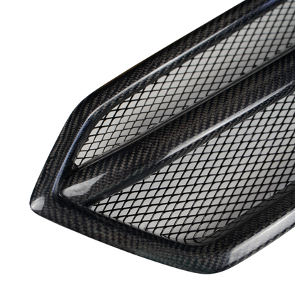 JDMuscle [18-21 WRX/STI] Carbon Fiber Grille V3