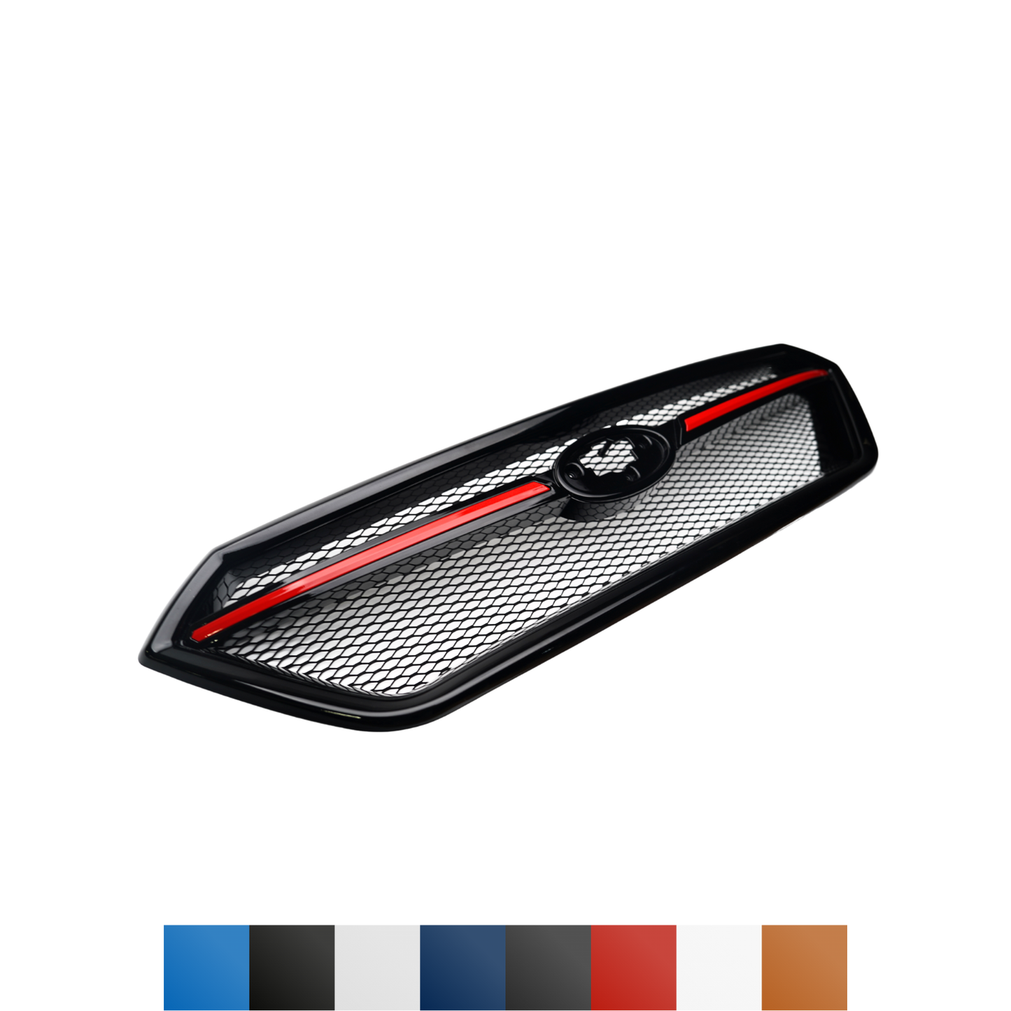 JDMuscle [22-26 WRX] V2 Front Bumper Grille-Paint Matched/Gloss Black