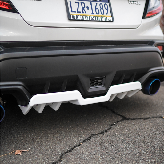 JDMuscle [22-25 WRX] Rear Diffuser V1 | Paint Matched / Gloss Black / Cherry Red