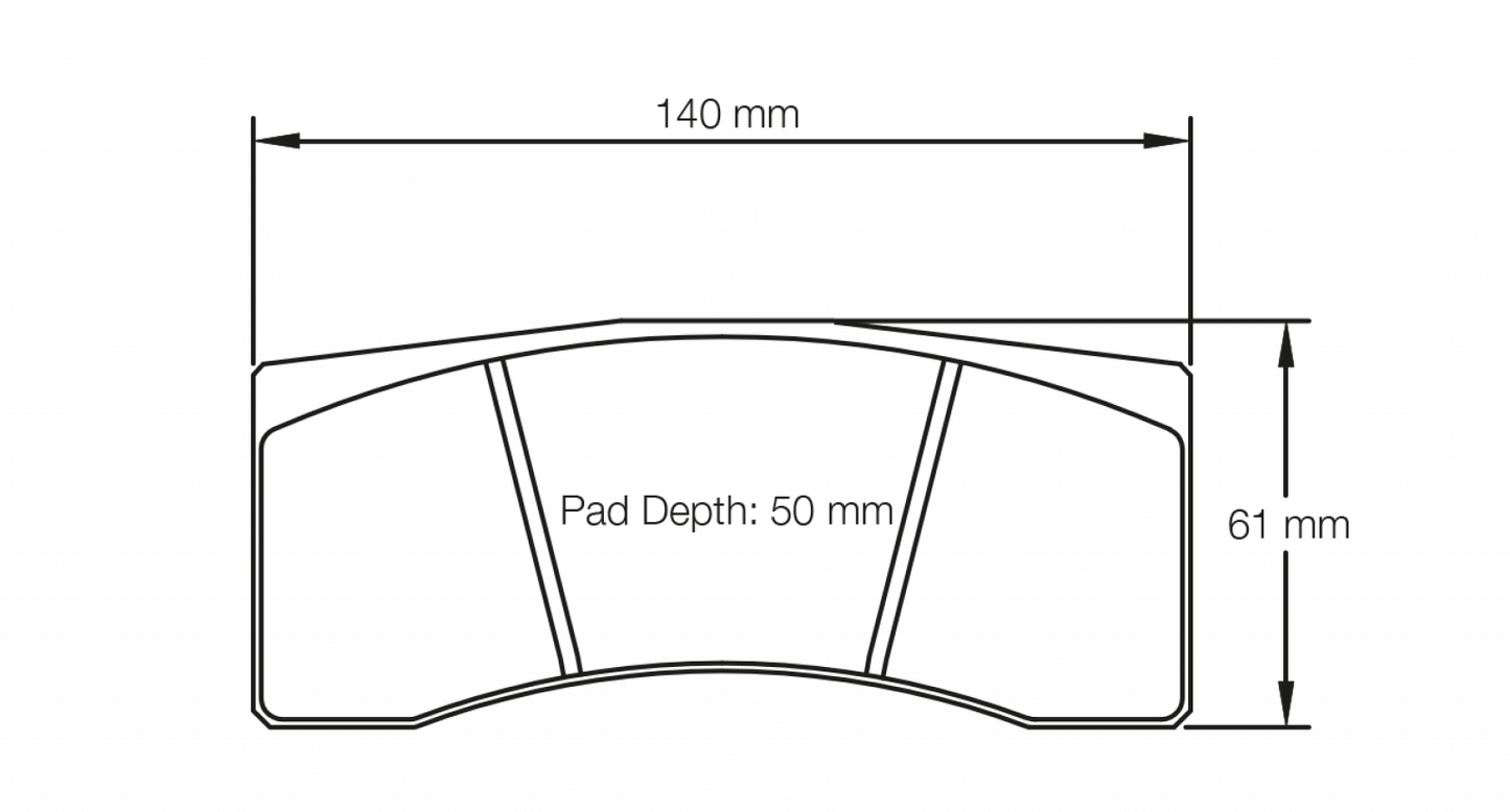 PAGID Racing Pagid Racing 1896 RSL29 Compound Brake Pads 1896-RSL29