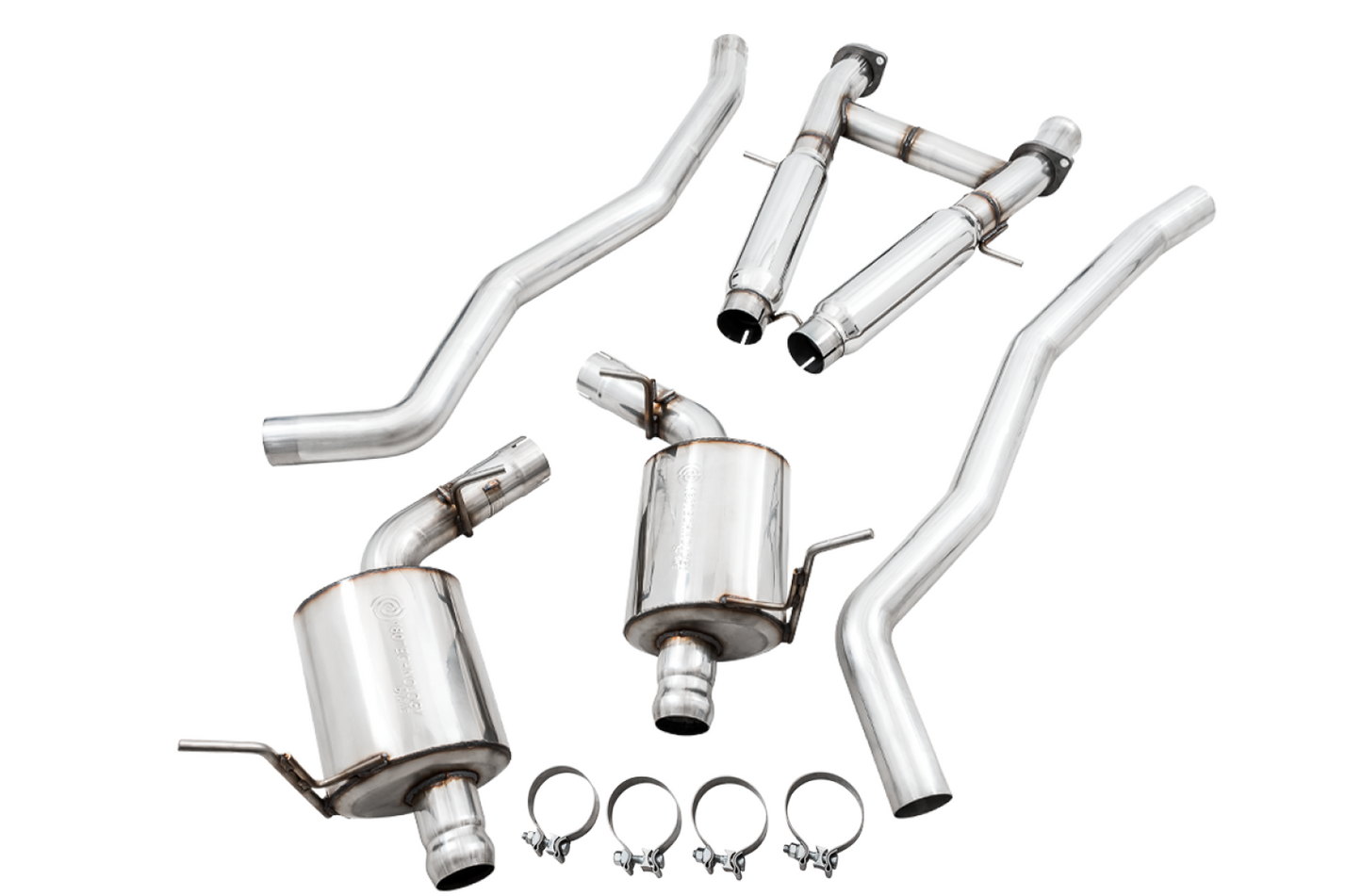 AWE Tuning Touring Edition Exhaust for Jeep Grand Cherokee SRT and Trackhawk - for use with stock tips 3015-31017