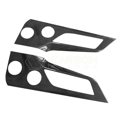 2024+ S650 Mustang Hard Carbon Fiber Door Handle/Speaker Panel Trim Cover