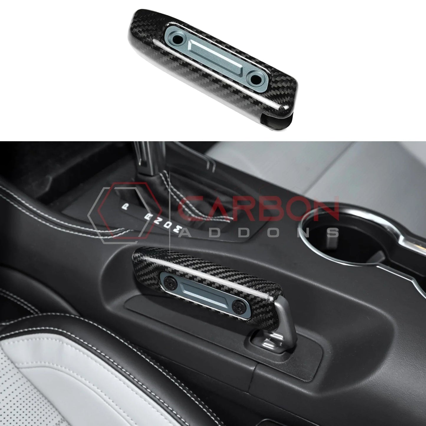2024+ Mustang Real Carbon Fiber Replacement Hand brake