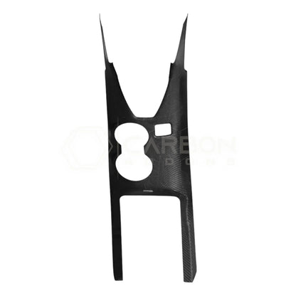 Real Carbon Fiber Center Console Trim Cover for 2024+ Ford Mustang