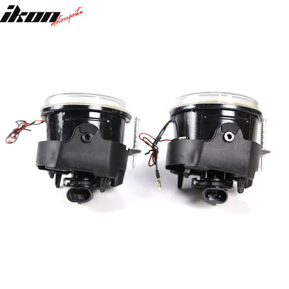 2005-2010 Dodge Caravan Avenger Caliber 2PCS LED Halo Clear Fog Lights