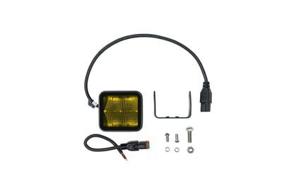 DV8 Offroad 3-Inch Elite Series LED Amber Pod Light BE3EW40W-A