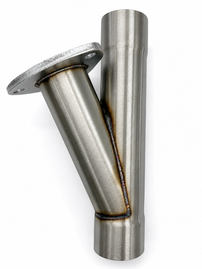 Granatelli 2.25" Y-Pipe - Stainless Steel-Slip Fit – 302522-Y