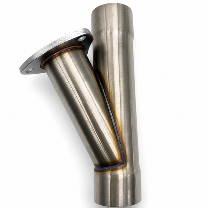 Granatelli 2.50" Y-Pipe - Stainless Steel-Slip Fit – 302525-Y