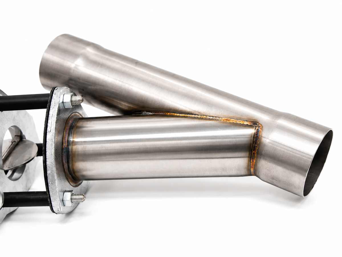 Granatelli 3-Inch Single Round Electronic Stainless Steel Slip-Fit Exhaust Cutout Kit – 302530