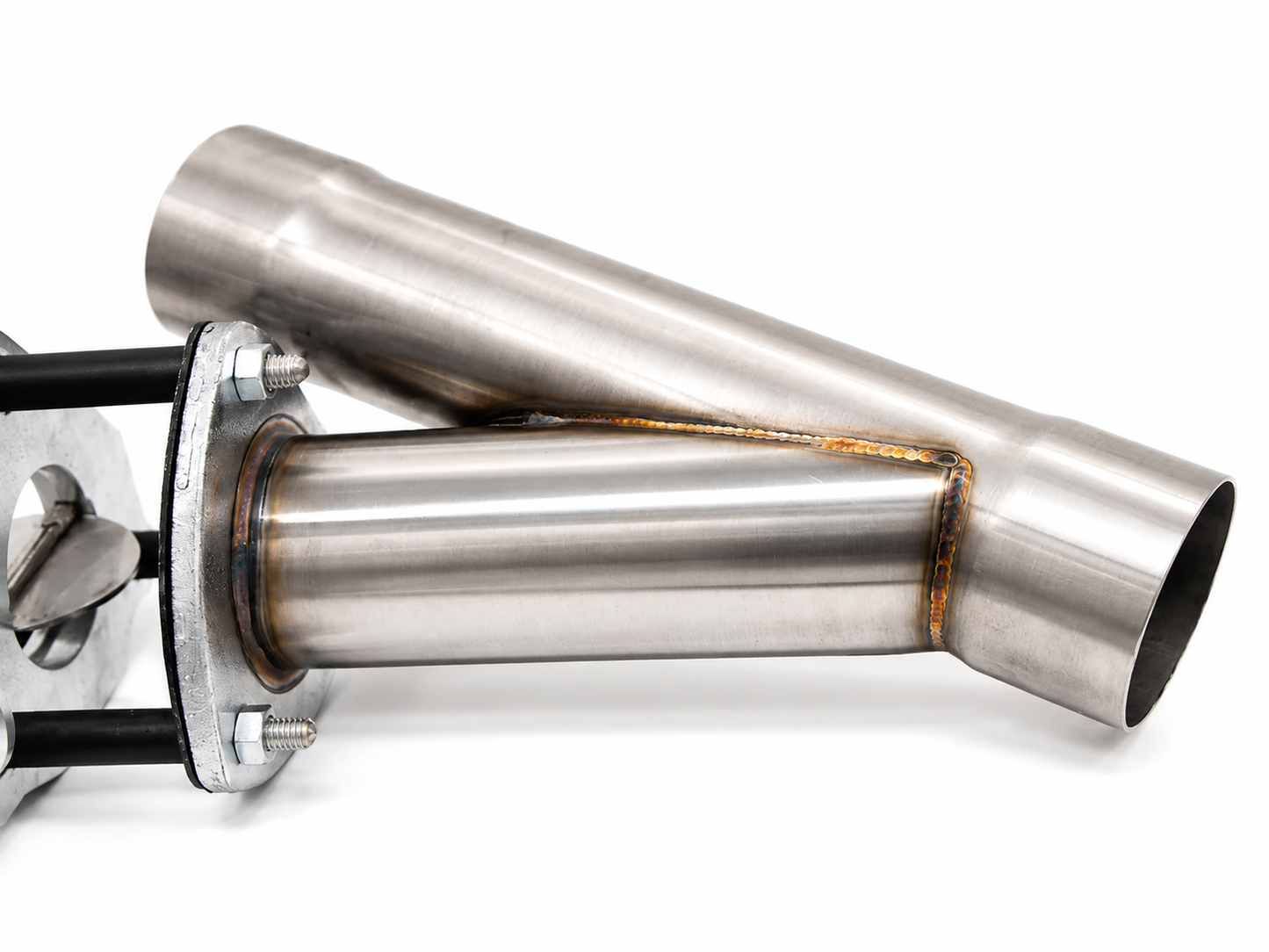 Granatelli 2.5-Inch Single Round Electronic Stainless Steel Slip-Fit Exhaust Cutout Kit – 302525