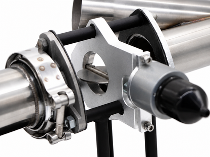 Granatelli 3-Inch Single Round Electronic Stainless Steel Slip-Fit Exhaust Cutout Kit – 302530