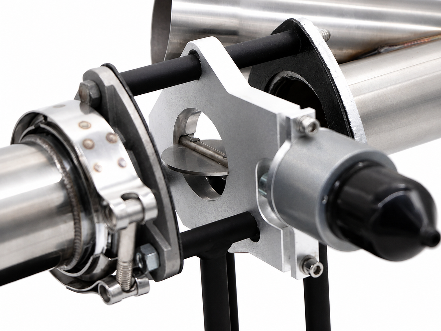 Granatelli 2.5-Inch Single Round Electronic Stainless Steel Slip-Fit Exhaust Cutout Kit – 302525