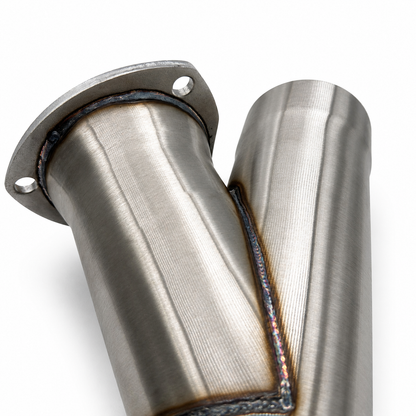 Granatelli 4.00" Y-Pipe - Stainless Steel-Slip Fit - 302540-Y