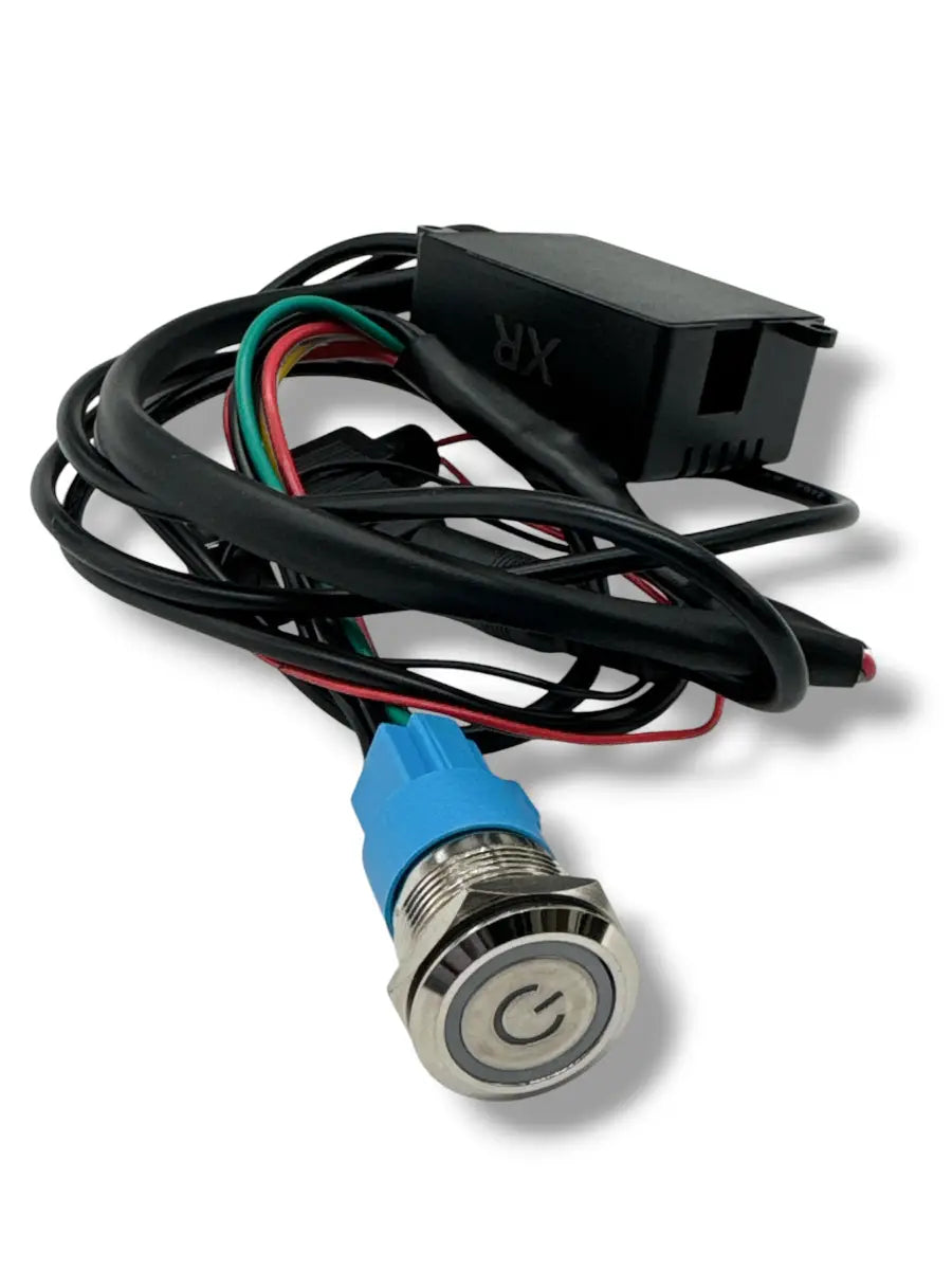 Granatelli Billet Illuminated Exhaust Cutout Push Button- "CHROME" -303512CHR
