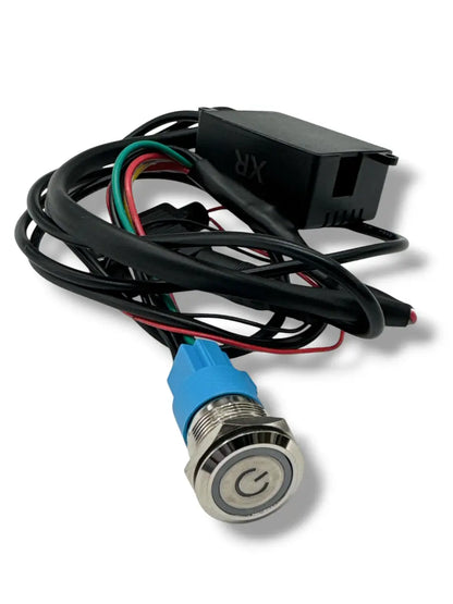 Granatelli Billet Illuminated Exhaust Cutout Push Button- "CHROME" -303512CHR