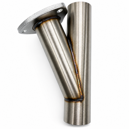 Granatelli 2.25" Y-Pipe - Stainless Steel-Weld in – 307522-Y