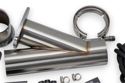 Granatelli 3-Inch Single Round Electronic Stainless Steel Weld-In Exhaust Cutout Kit – 307530