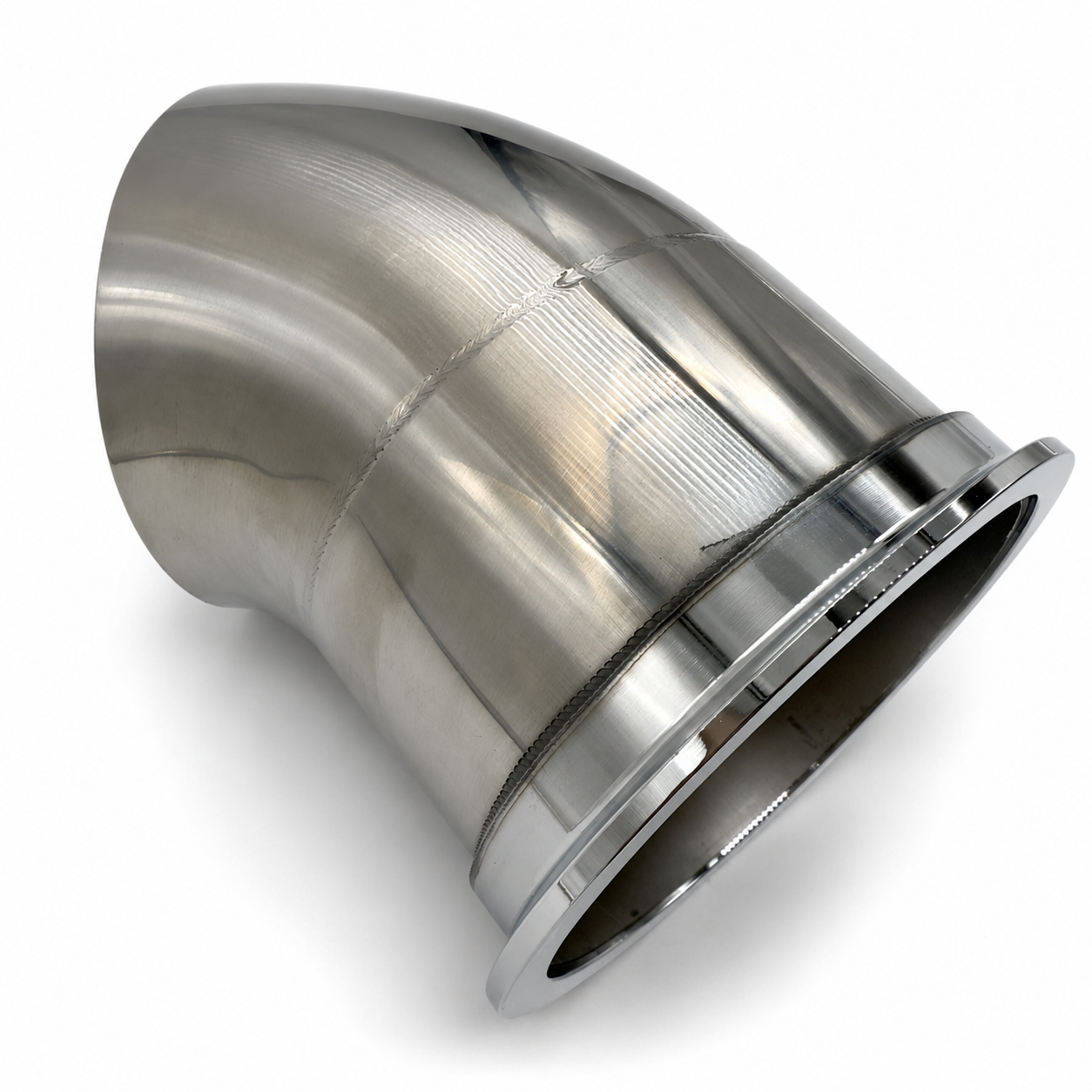 Granatelli 3.50" Stainless Exhaust Turndown – 307535T