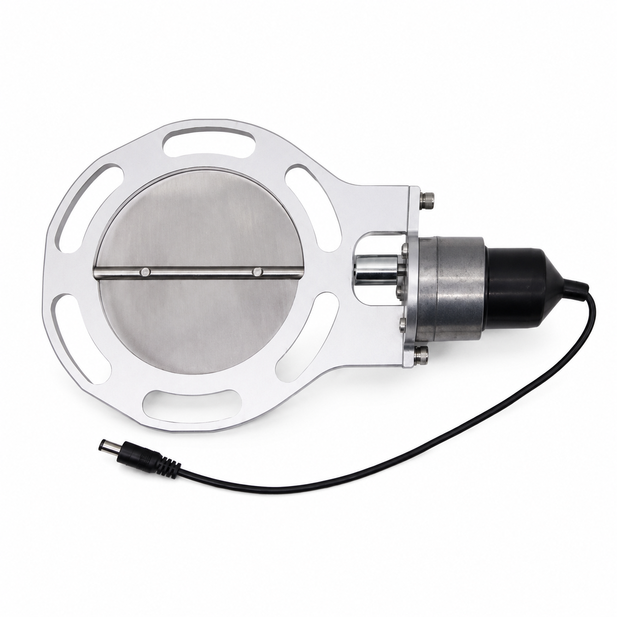 Granatelli 4-Inch Single Round Electronic Stainless Steel Weld-In Exhaust Cutout Kit – 307540