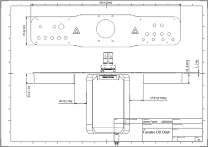 Fanatec CS DD / CS DD+ / CSL DD / GT PRO DD / New Podium DD Dash Board
