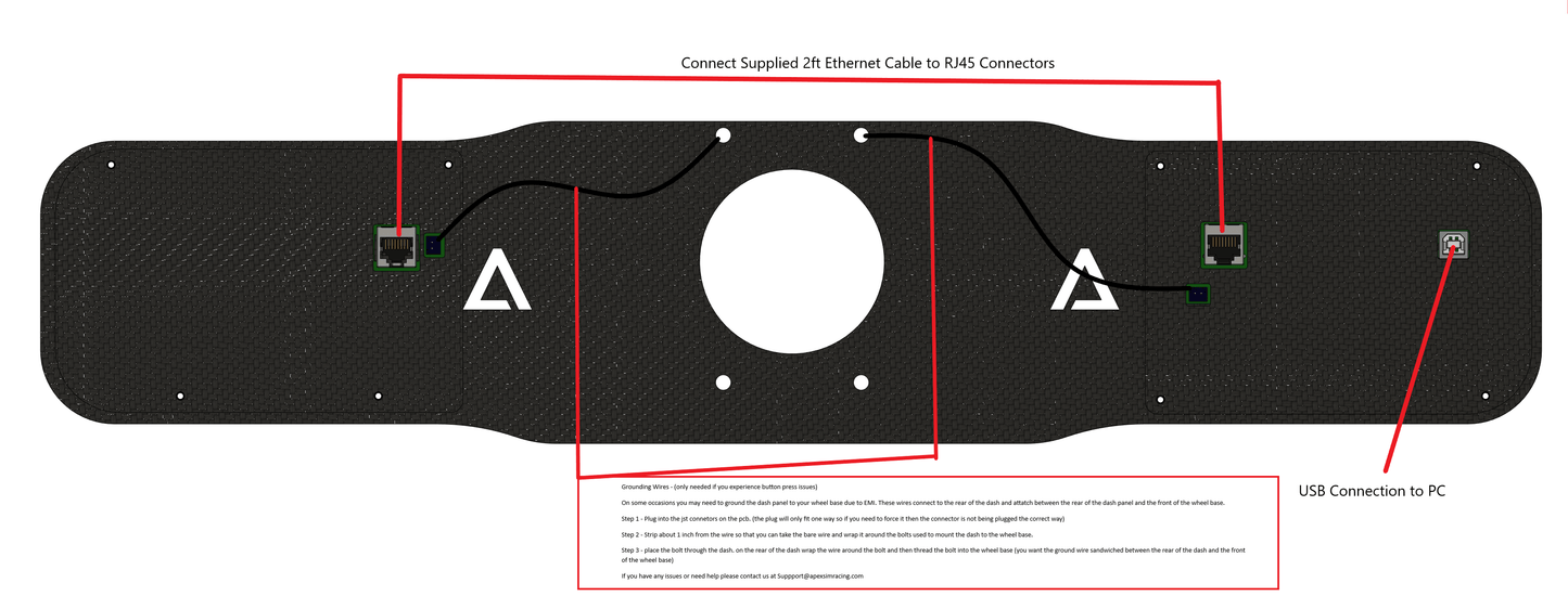 Fanatec Podium DD1 / DD2 Dash Board