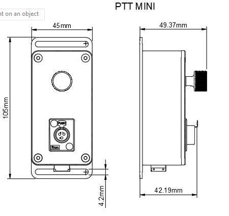 Apex Sim Racing Push To Talk Button Box