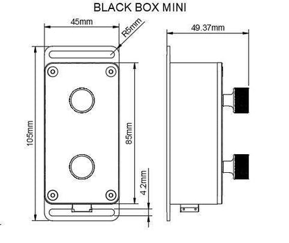 Black Box Mini Sim Racing Button Box