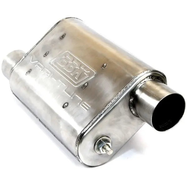 Varitune Adjustable Muffler Double Offset 2.75 Inch Stainless