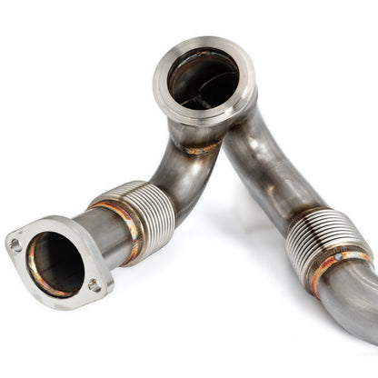 2004-2007 Ford 6.0L OEM Performance Up-Pipes use with square EGR cooler ppepower