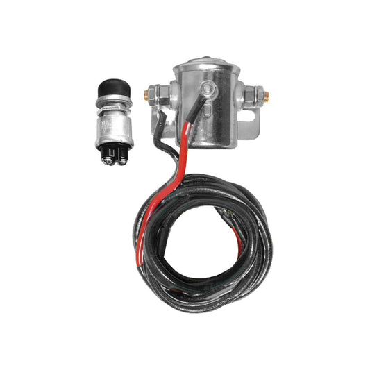 Longacre HD Starter Solenoid Kit with Firewall Starter Button 52-45800
