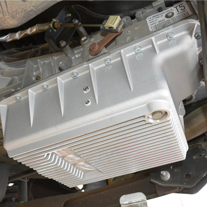2003-2010 Ford 6.0L/6.4L w/ 5R110 Transmission Heavy-Duty Cast Aluminum Deep Transmission Pan ppepower